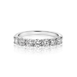 14K White Gold Lab Grown Diamond 7-Stone Ring